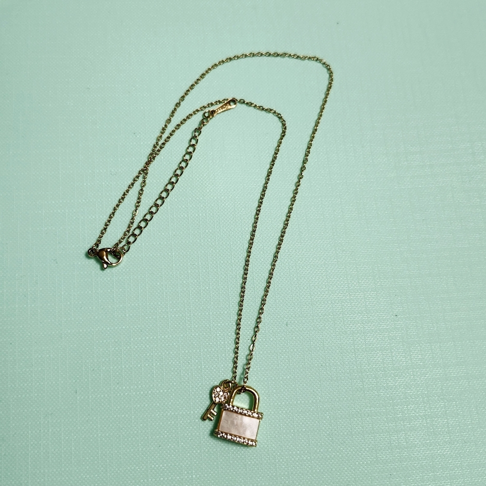 Lock & Key Necklace - Picture 7 of 9